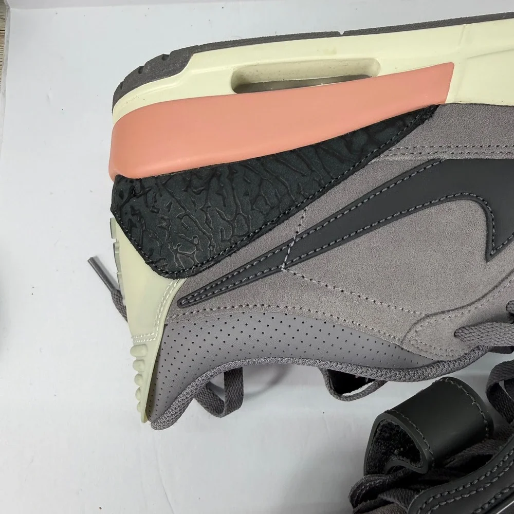 Jordan Legacy 312 Low Mens 12 Gunsmoke Coral Stardust Grey‎ Sneakers CD7069-002